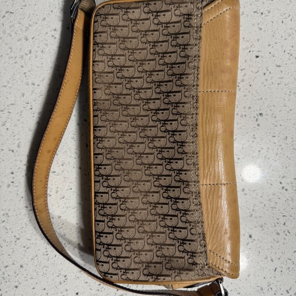 2003 Christian Dior Trotter Monogram Leather Shoulder Bag - Picture 4 of 7